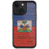 Haiti Flag Dark Wood iPhone 13 Cargo Case